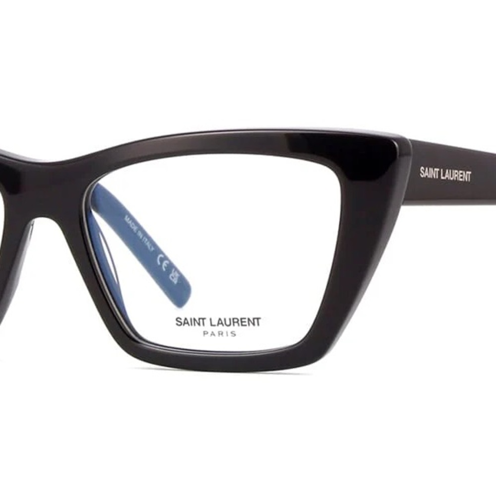Saint Laurent Black SL 276 MICA Cat-Eye Glasses - Picture 2 of 9